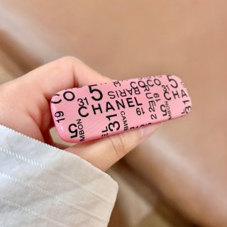 Chanel Vintage Letter Barrette Hair Clip